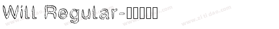 Will Regular字体转换